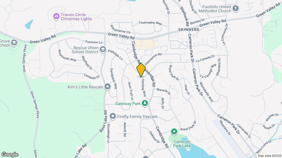 2716 Sterling Way Mapa y Detalles de la Ubicación