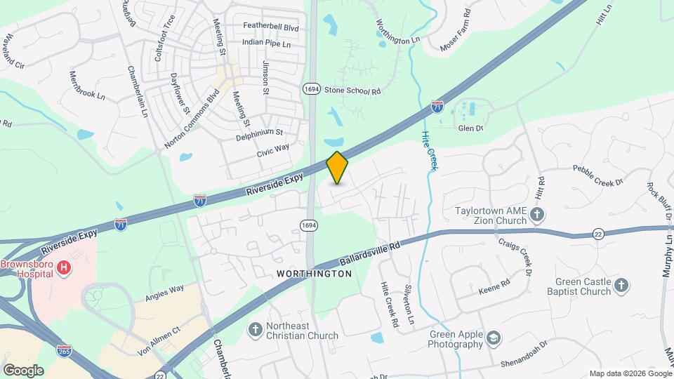 10301 Trotters Pointe Dr Map and Location Details