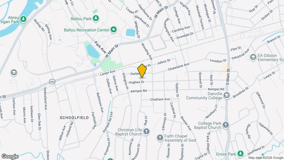 732 Hughes St Map and Location Details