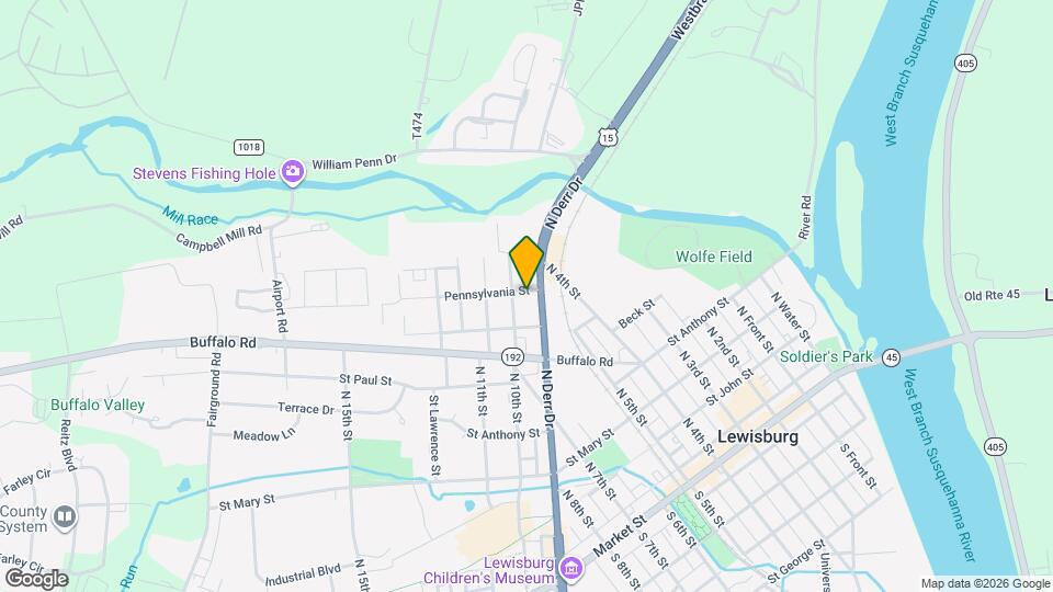 537 N Derr Dr Map and Location Details