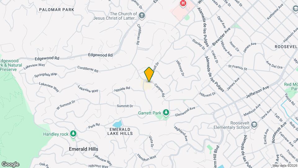 616 Canyon Rd Map and Location Details