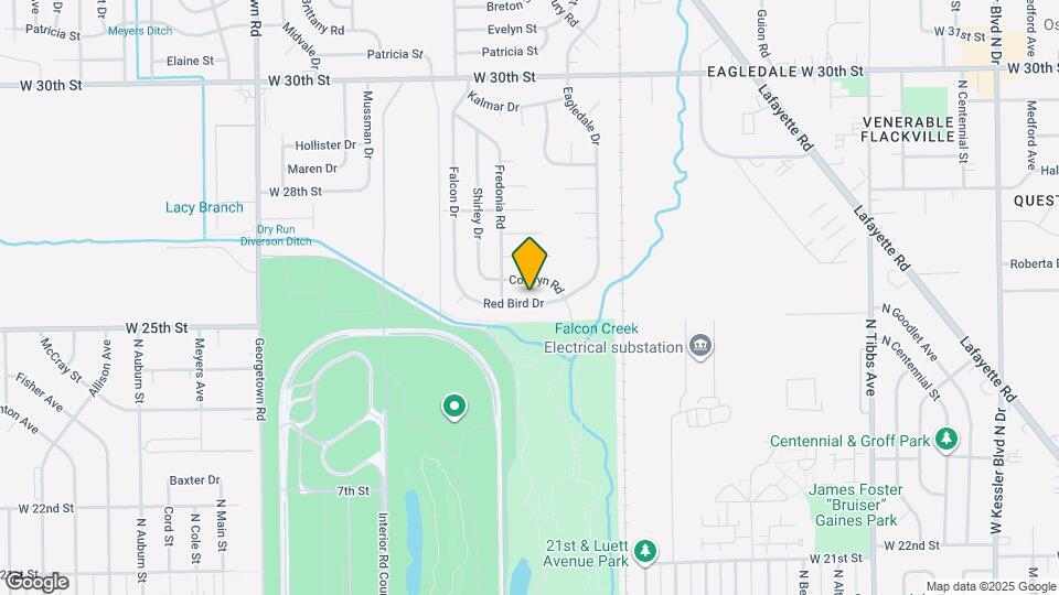 4014 Red Bird Dr Mapa y Detalles de la Ubicación