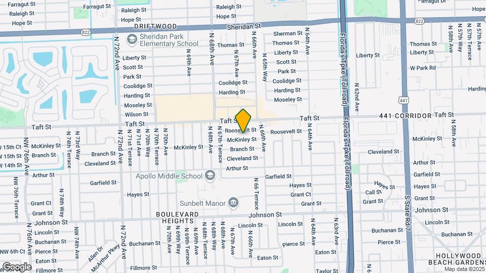 6671 McKinley St Map and Location Details