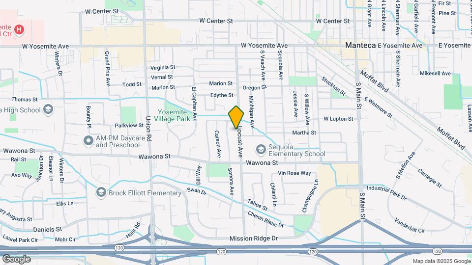 673 Locust Ave Map and Location Details