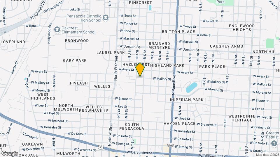 2511 W Mallory St Map and Location Details