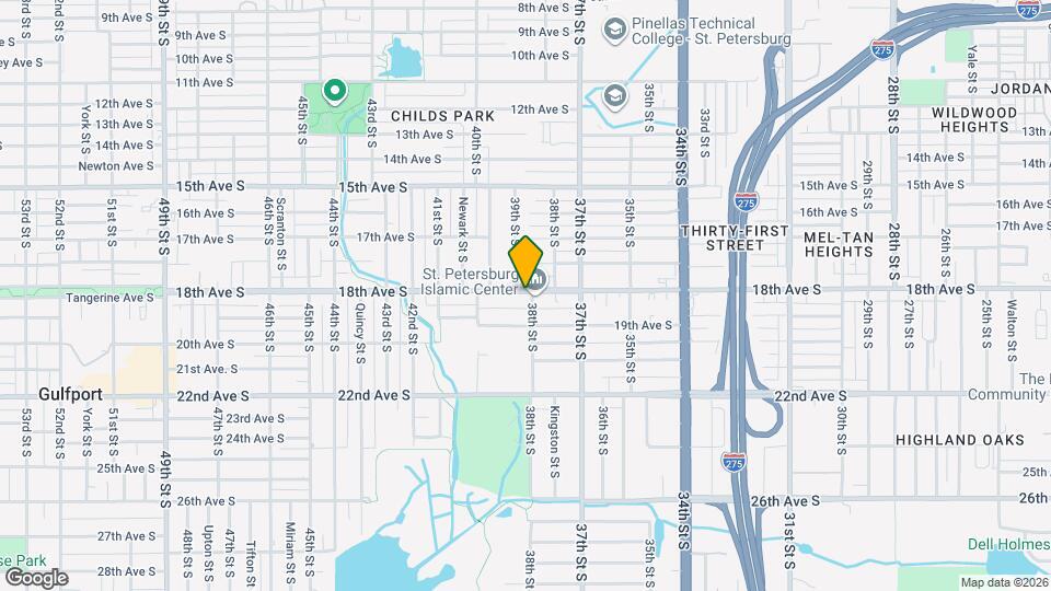 3800 18th Ave S Map and Location Details