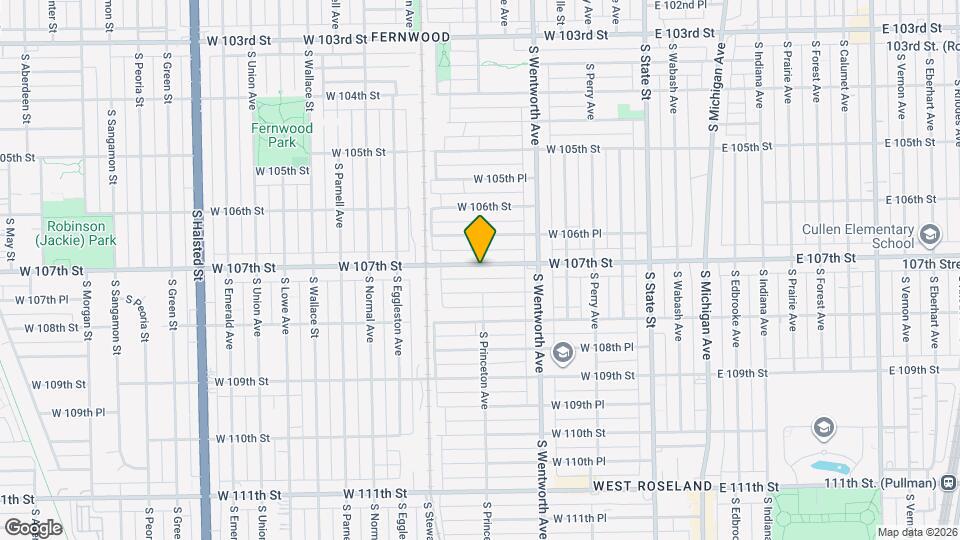 265 W 107th St Map and Location Details