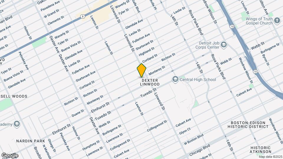 2641 Monterey St Map and Location Details