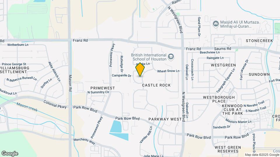 20907 Thorn Berry Creek Ct Map and Location Details