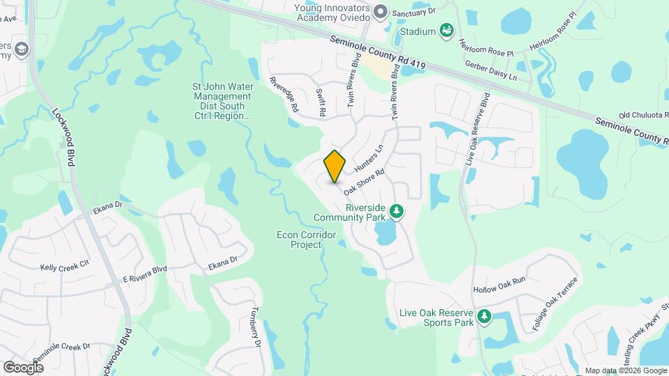 1216 Twin Rivers Blvd Map and Location Details