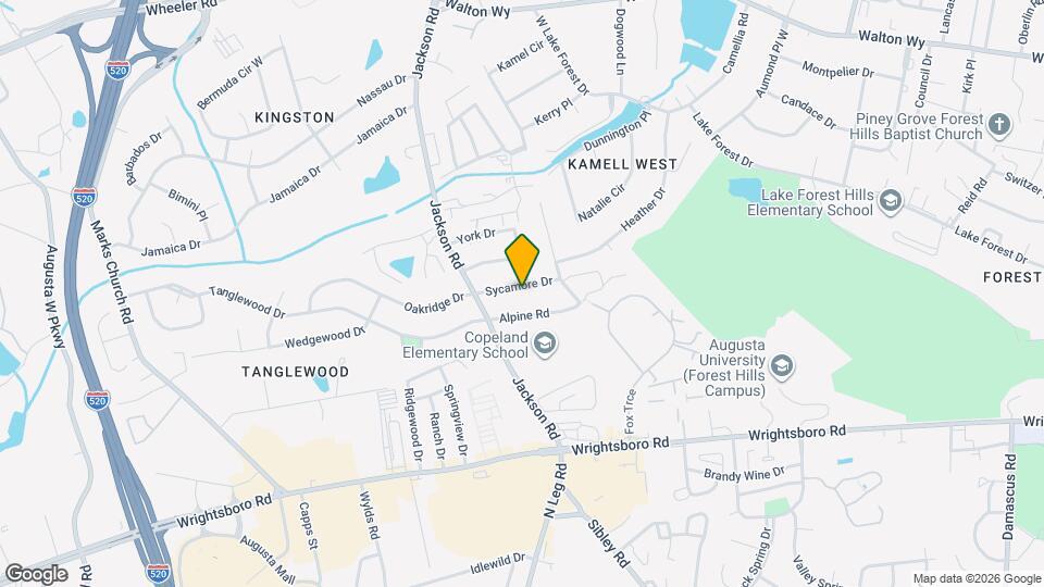 3212 Sycamore Dr Map and Location Details