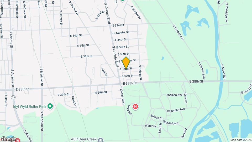 1526 E 36th St Map and Location Details