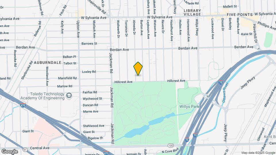 3518 Almeda Dr Map and Location Details
