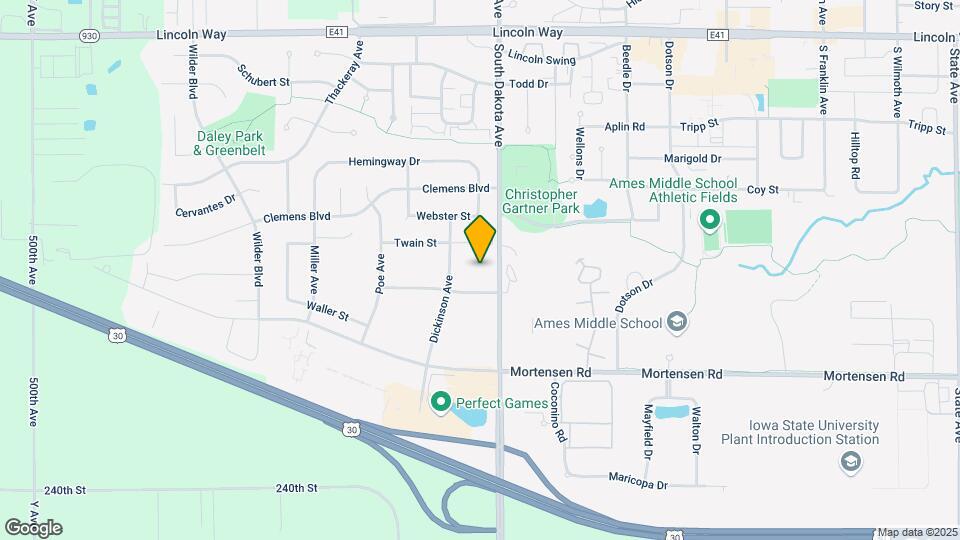 4503 Twain Cir Map and Location Details