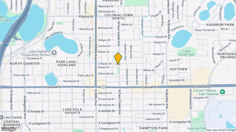 1525 Illinois St Map and Location Details