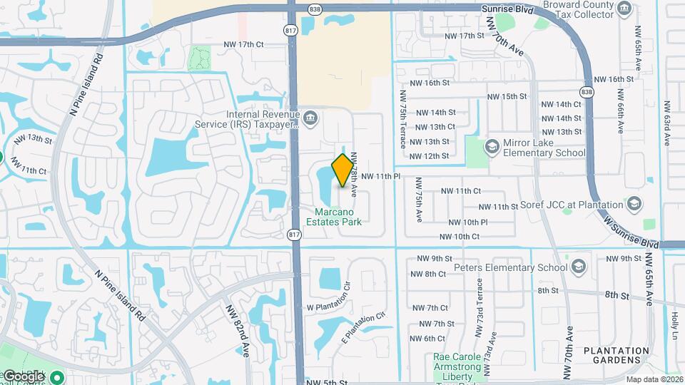 1130 NW 78th Ter Map and Location Details