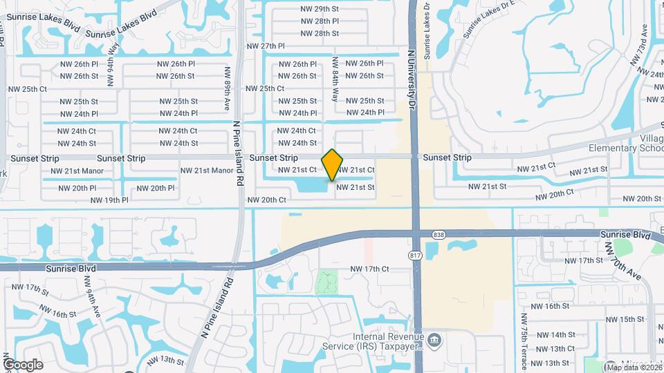 2101 NW 84th Way Map and Location Details