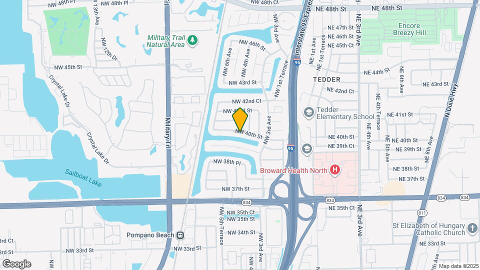 390 NW 40th St Map and Location Details