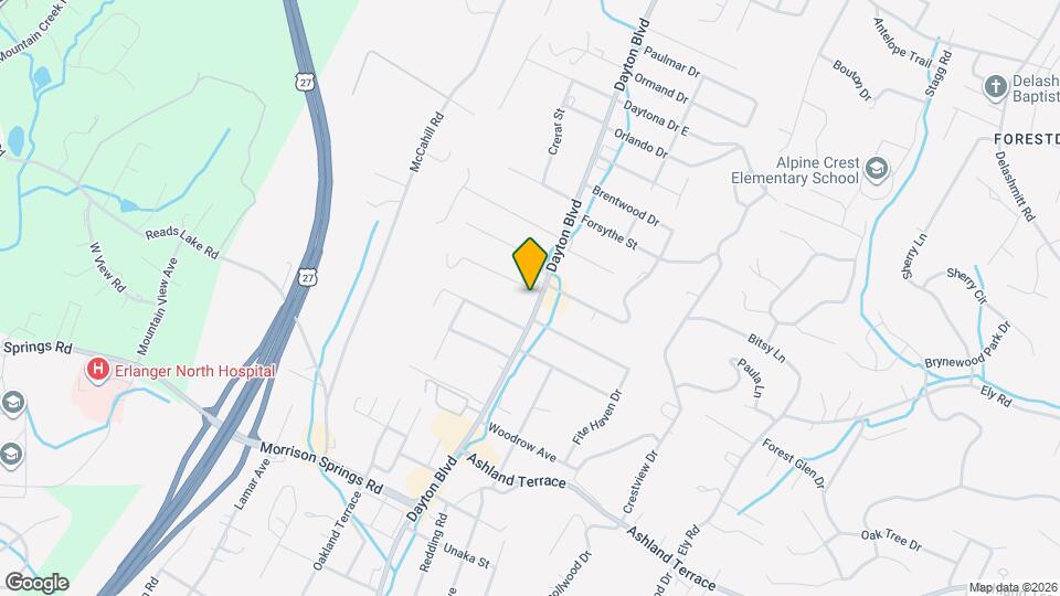 4313 Dayton Blvd Map and Location Details