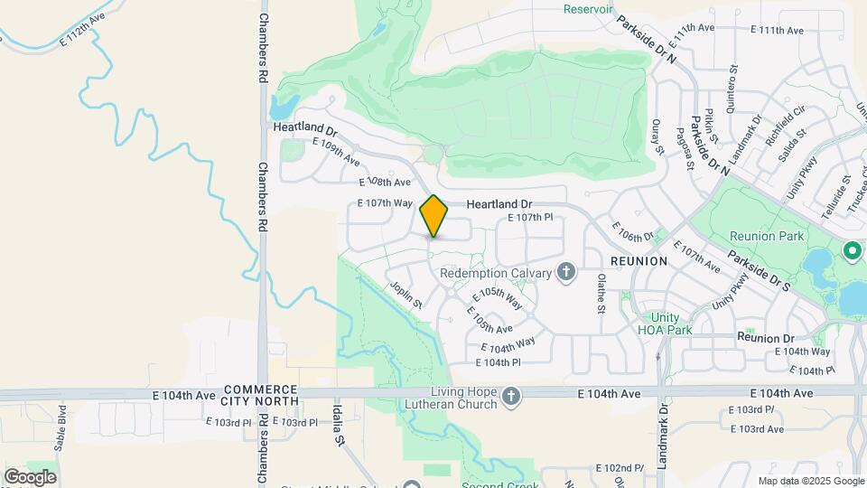 16002 E 107th Ave Map and Location Details