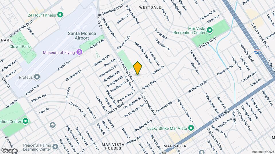 3428 S Centinela Ave Map and Location Details