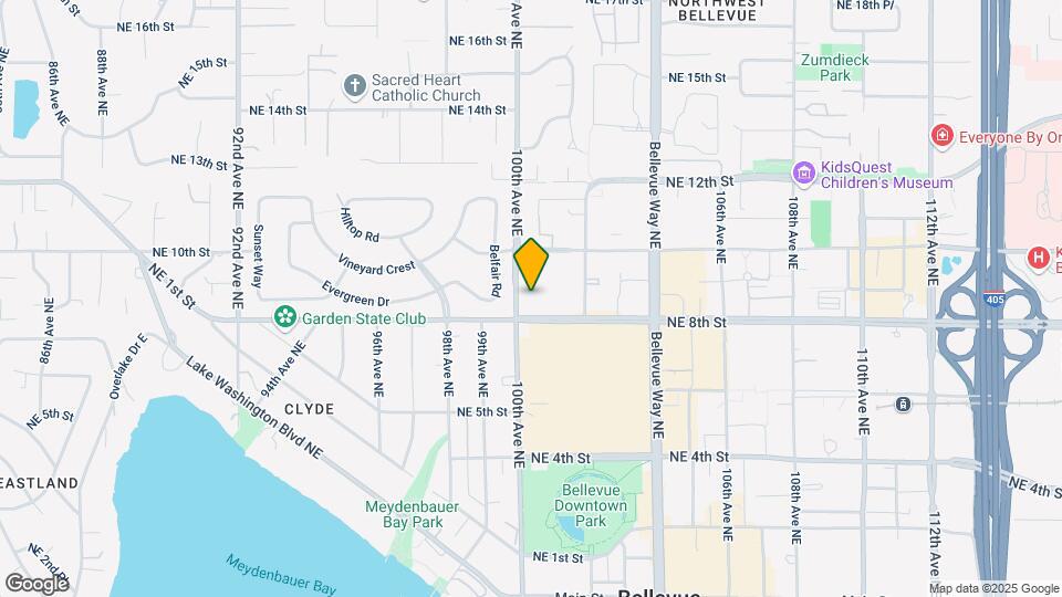 832 100th Ave NE Map and Location Details