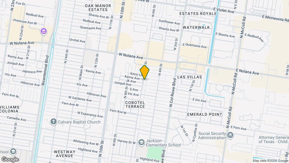 3620 N 6th St, Unit Las Brisas Mapa y Detalles de la Ubicación