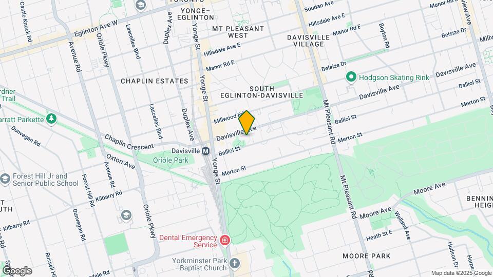 77 Davisville Map and Location Details
