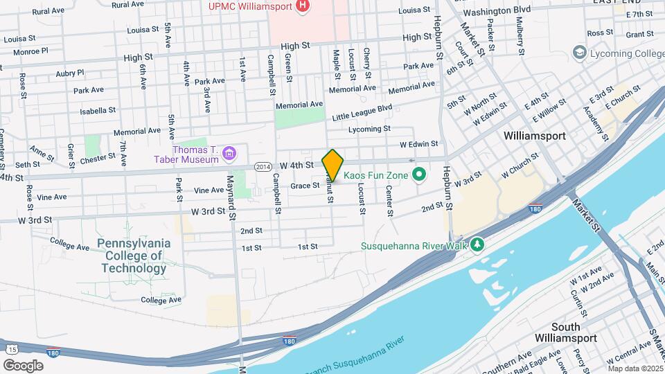 324 Walnut St Mapa y Detalles de la Ubicación