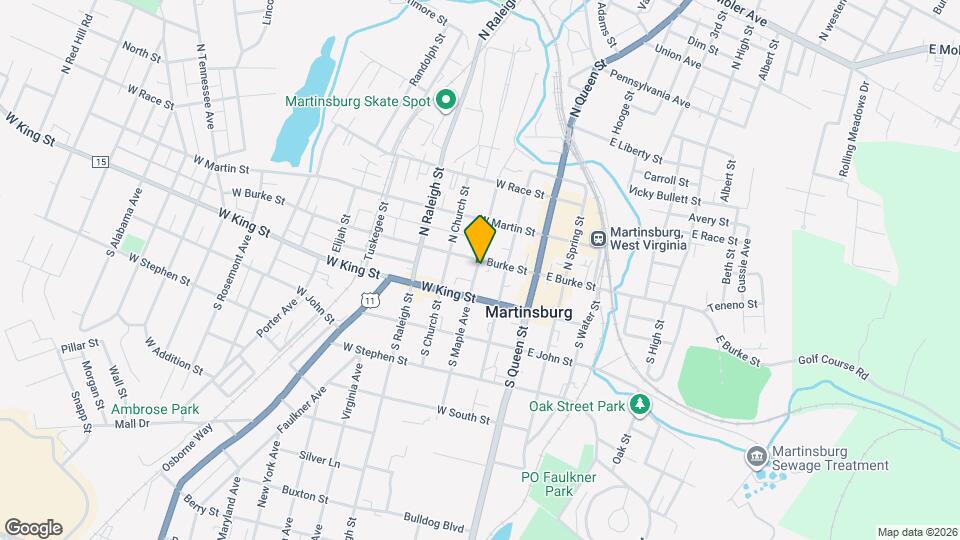 106 S Maple Ave Map and Location Details