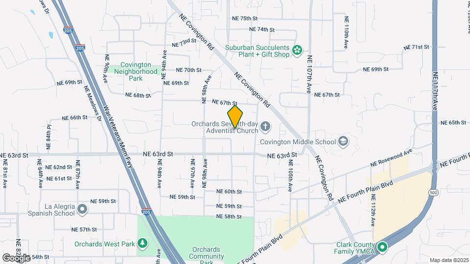 9919 NE 65th St Map and Location Details