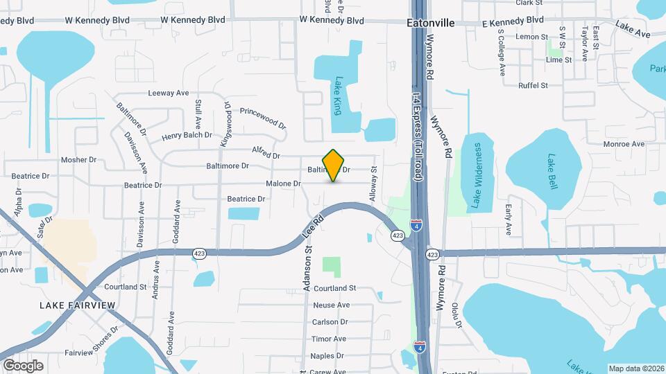 814 Malone Dr Map and Location Details