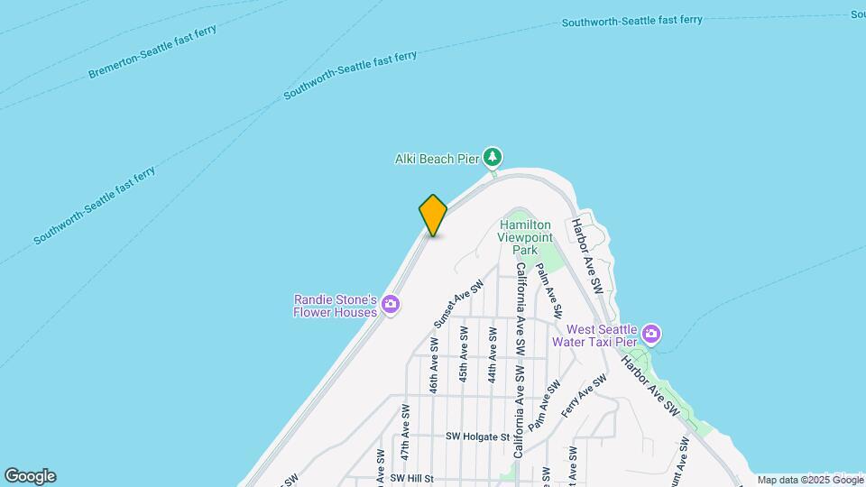 1300 Alki Ave SW Mapa y Detalles de la Ubicación