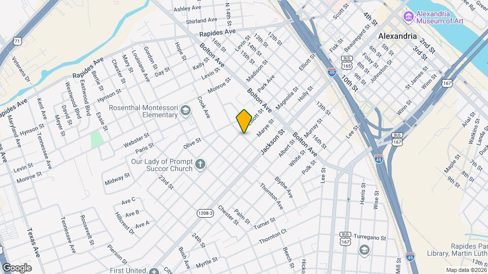 609 18th St Map and Location Details