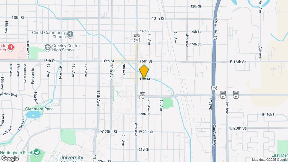 712 17th St Map and Location Details
