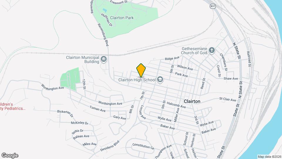 703 Waddell Ave Map and Location Details