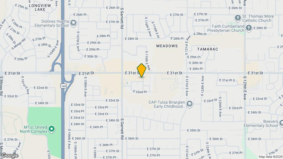 11511 E 31st Pl S Map and Location Details