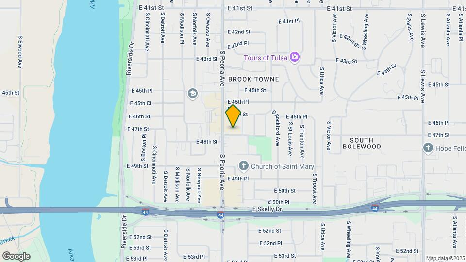 1313 E 48th St, Unit 3 Map and Location Details