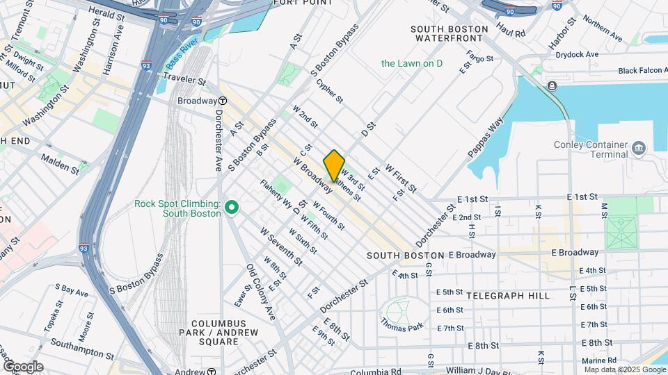 320 W Broadway Map and Location Details