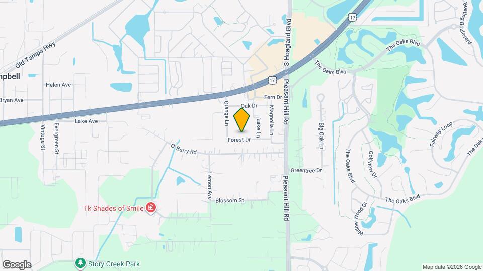 3495 Forest Dr Map and Location Details