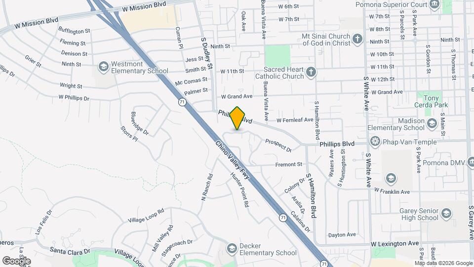 1416 Prospect Dr Map and Location Details