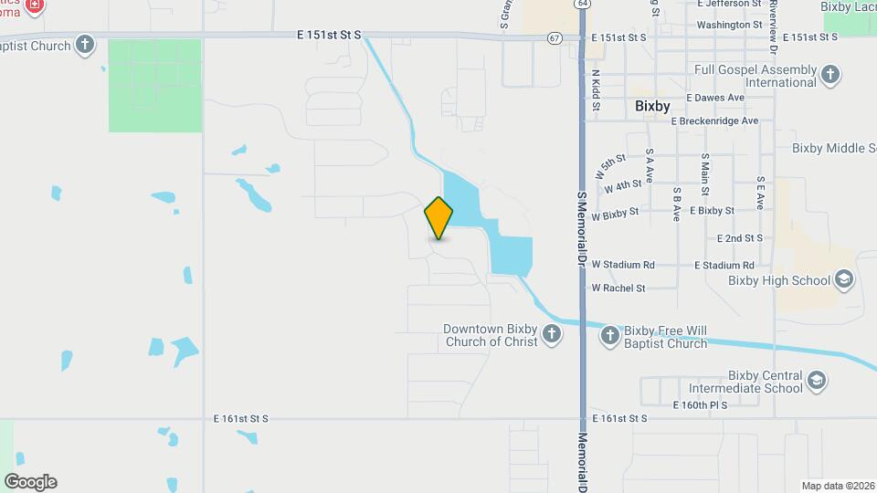 15627 S 75th E Ave Mapa y Detalles de la Ubicación