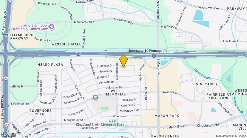 22218 Deville Dr Mapa y Detalles de la Ubicación