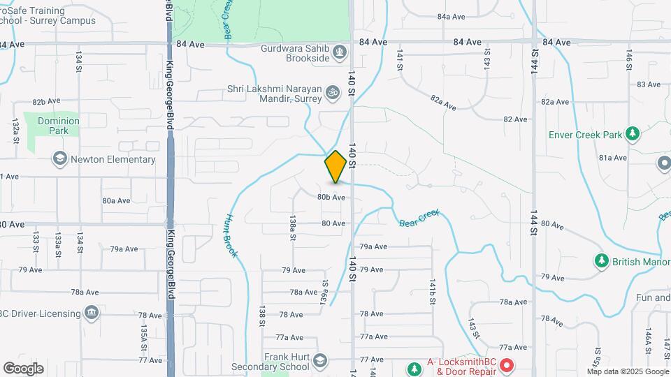 13975-1380B 80b Ave Map and Location Details