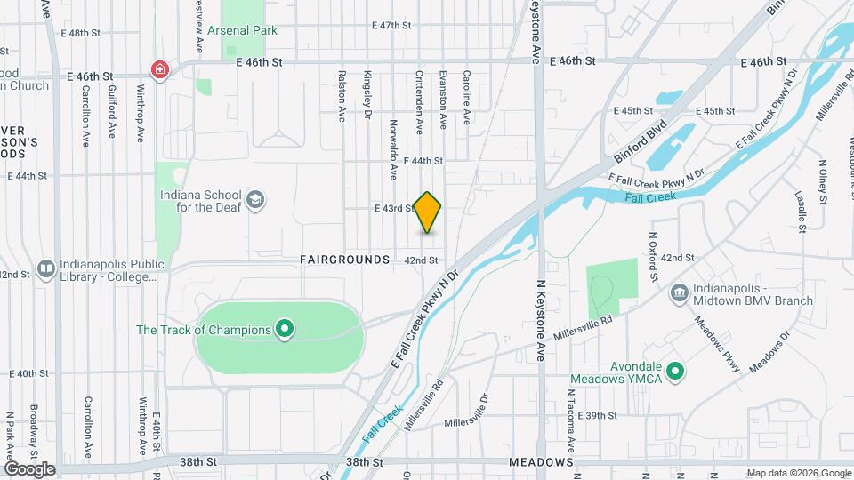 4225 Crittenden Ave Map and Location Details