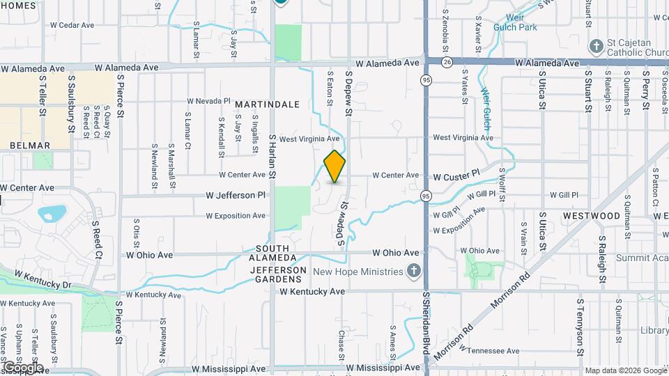 627 S Depew St Mapa y Detalles de la Ubicación