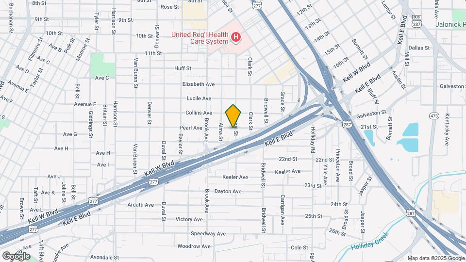 1643 Pearl Ave Map and Location Details