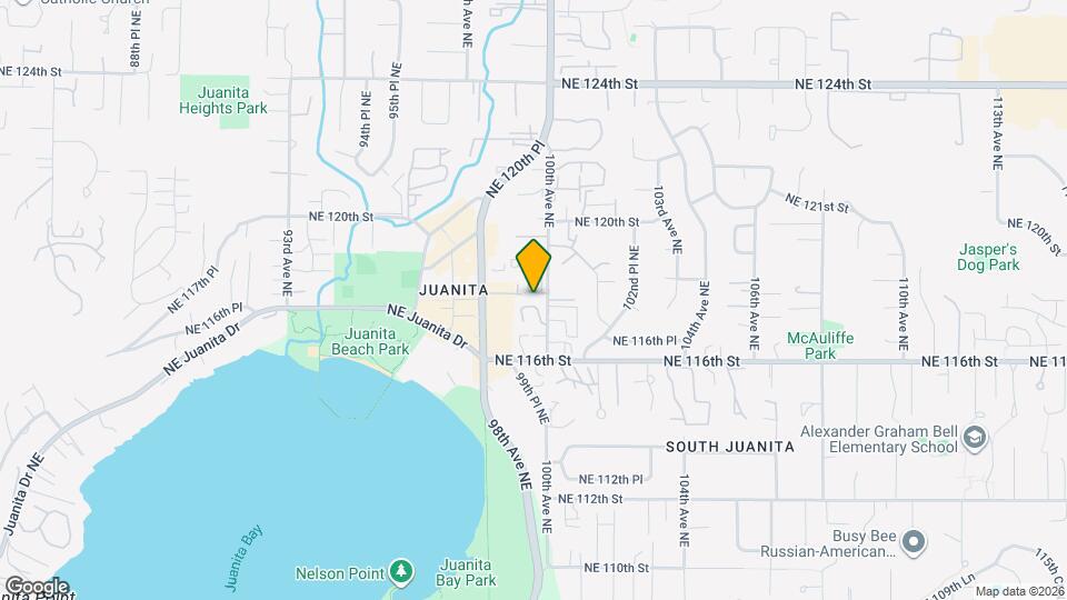 11711 100th Ave NE, Unit Top right Map and Location Details