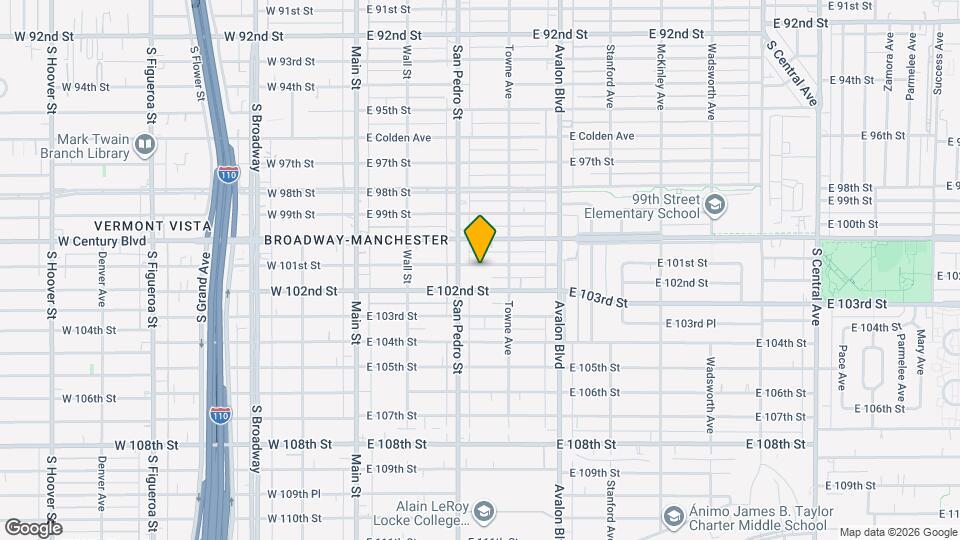 326 E 101st St Mapa y Detalles de la Ubicación