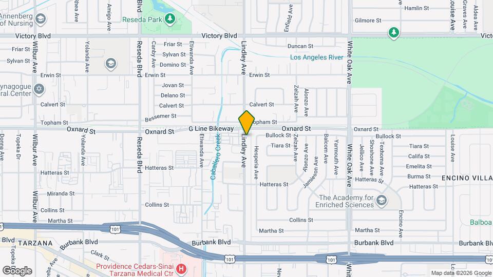6024 Lindley Ave Map and Location Details